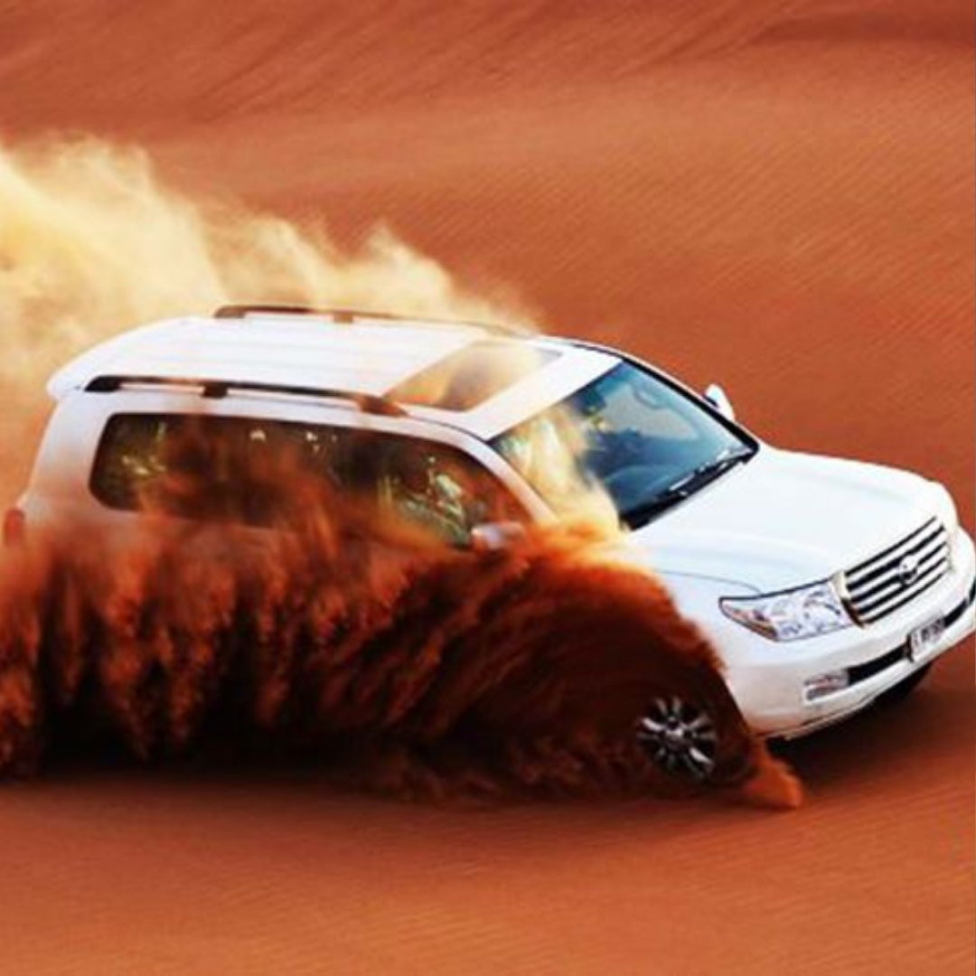 premium desert safari with private vehicle